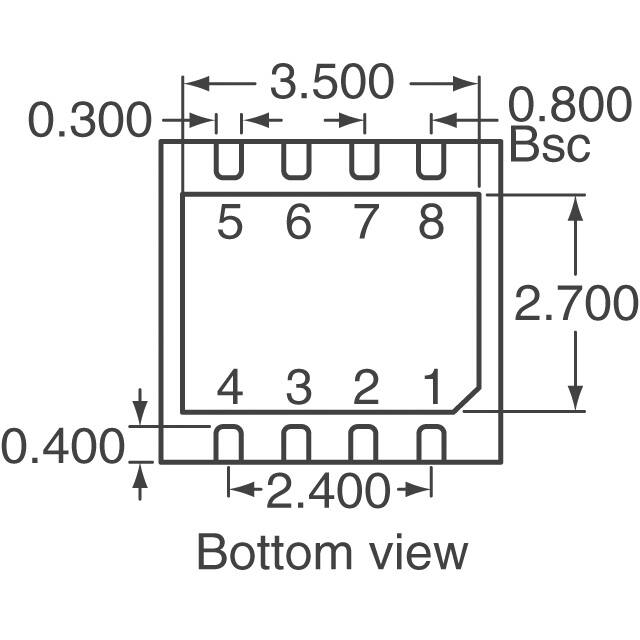DFNA10-1T5 Vishay Dale Thin Film  Réseaux de résistances, matrices
